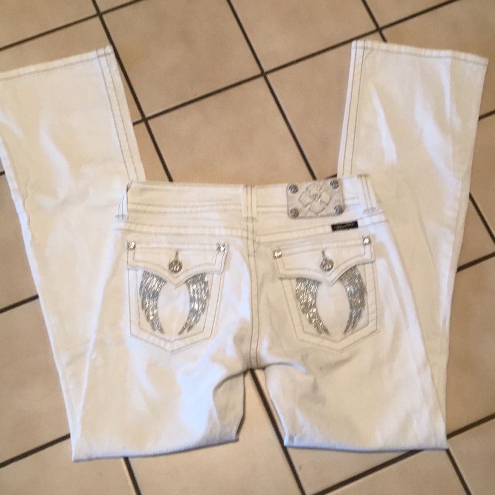 White Miss Me Jeans